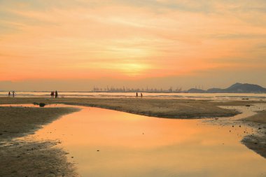  Kumlu plaj turuncu renk, Ha Pak Nai vardır