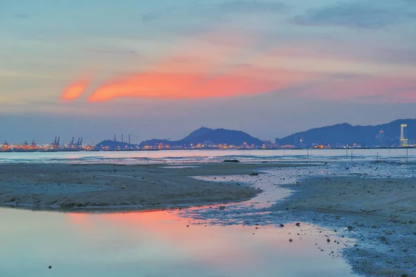 Pláž Sunset v ha pak Nai — Stock fotografie