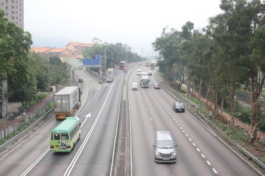 14 Nisan 2019 shatin ,Hong Kong trafiği