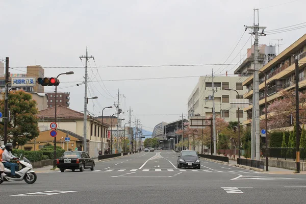 京都のストリートビュー 、2014年4月 — ストック写真