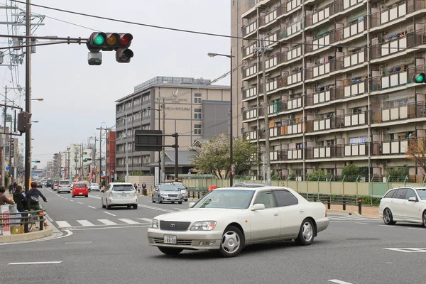 Vista de la calle de kyoto Japón abril 2014 — Foto de Stock