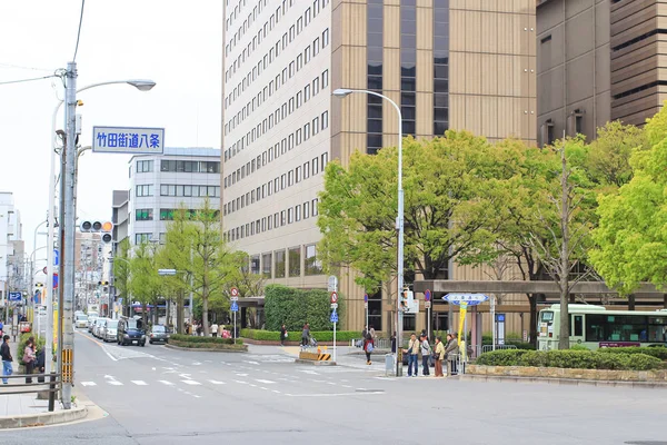 Vista de rua de kyoto Japão abril 2014 — Fotografia de Stock