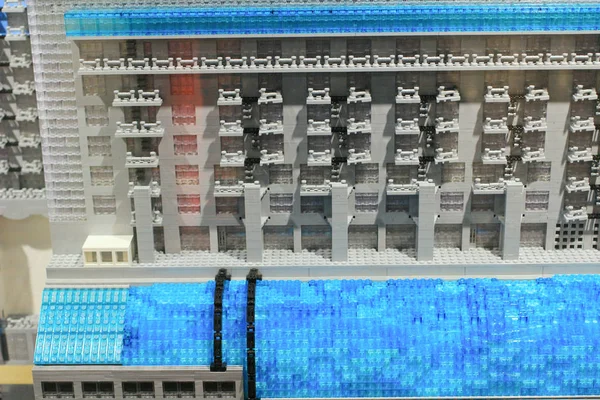 April 2014, Lego-Anzeige der Kyoto-Station — Stockfoto