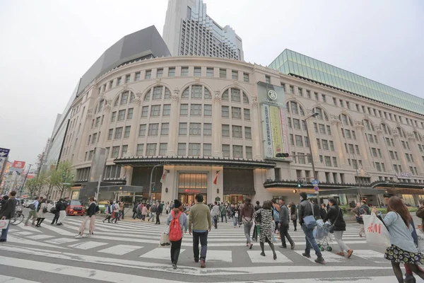 Distrito de Nanba, osaka Japón vista a la calle — Foto de Stock