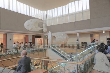 osaka Japonya Nisan 2014 alışveriş merkezi