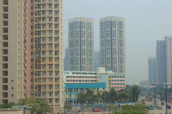 Un immeuble résidentiel hk 27 avril 2014 — Photo