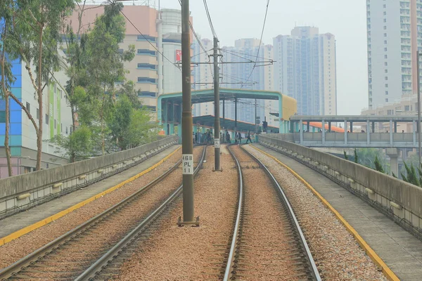 ライトレール 香港 — ストック写真