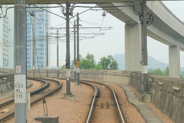 Ferroviário Leve Hong Kong — Fotografia de Stock