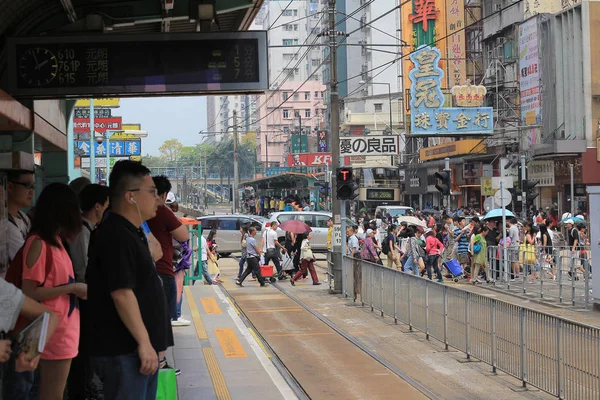 Ferroviário Leve Hong Kong — Fotografia de Stock