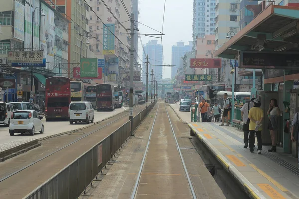 香港轻轨 — 图库照片