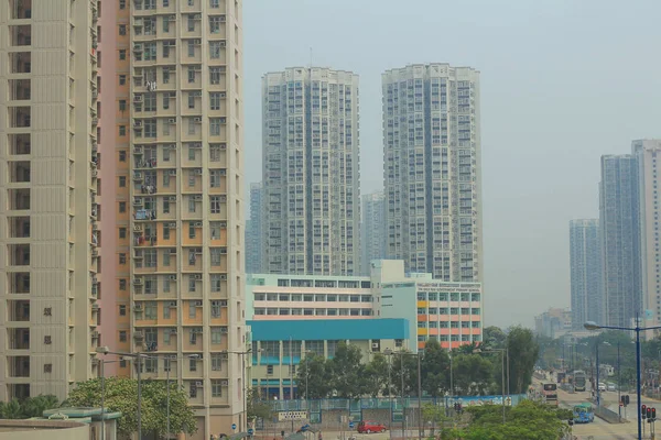 Um edifício residencial hk 27 Abril 2014 — Fotografia de Stock