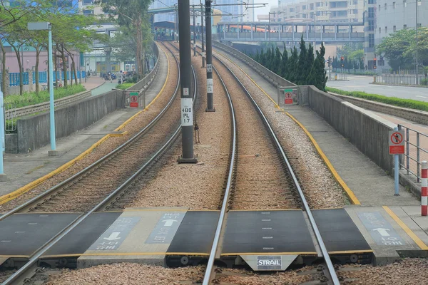 Ferrovia leggera Hong Kong — Foto Stock