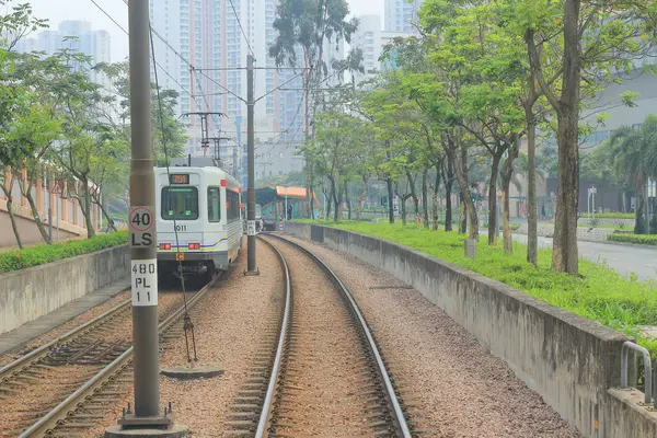 Ferrocarril ligero Hong Kong —  Fotos de Stock