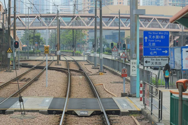 경전철 홍콩 — 스톡 사진
