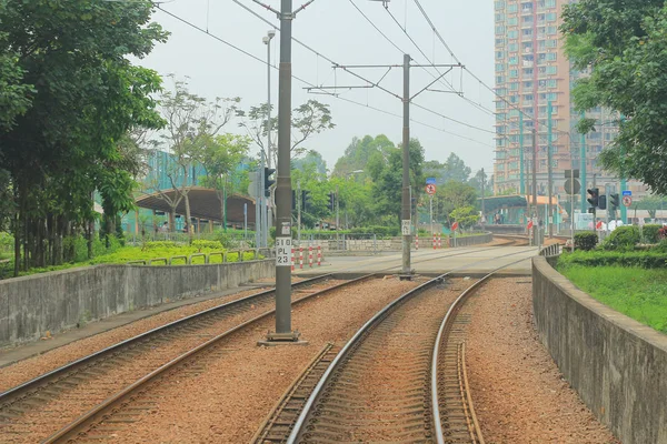 Ferrocarril ligero Hong Kong —  Fotos de Stock