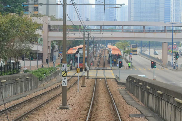 香港轻轨 — 图库照片