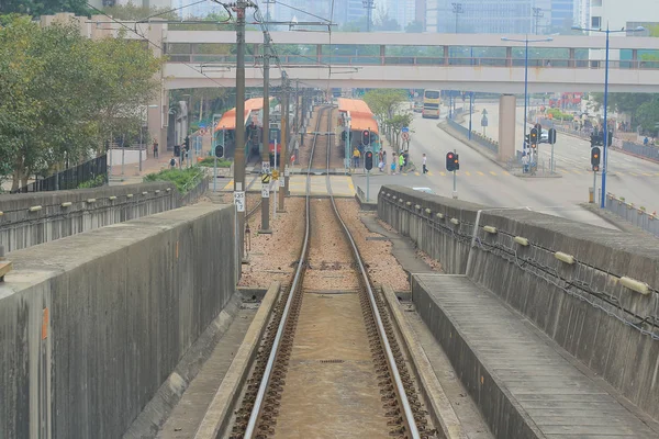 Ferroviário Leve Hong Kong — Fotografia de Stock