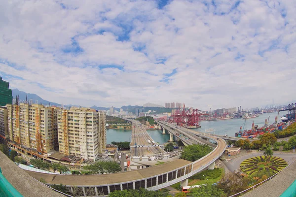 香港葵涌货柜码头 — 图库照片