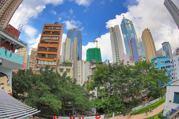 Esterno di Hong Kong vecchia casa in stile — Foto Stock