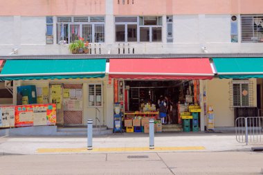 3 Mayıs 2014 , Pak Tin kamu binası 