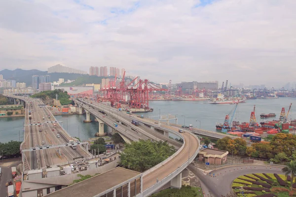 3 maggio 2014 Kwai Tsing Container Terminal — Foto Stock