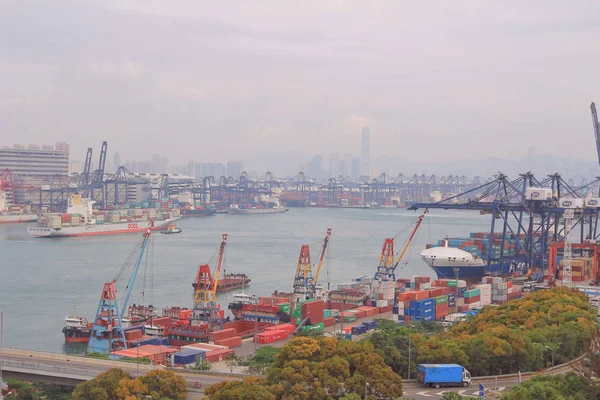 3 Maio 2014 Kwai Tsing Container Terminal — Fotografia de Stock