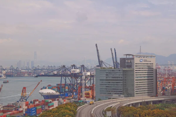 3 maggio 2014 Kwai Tsing Container Terminal — Foto Stock
