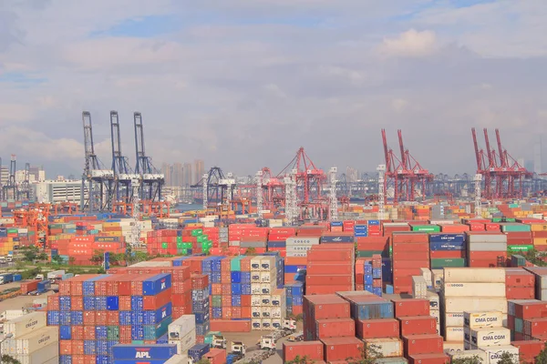 3 Maio 2014 Kwai Tsing Container Terminal — Fotografia de Stock