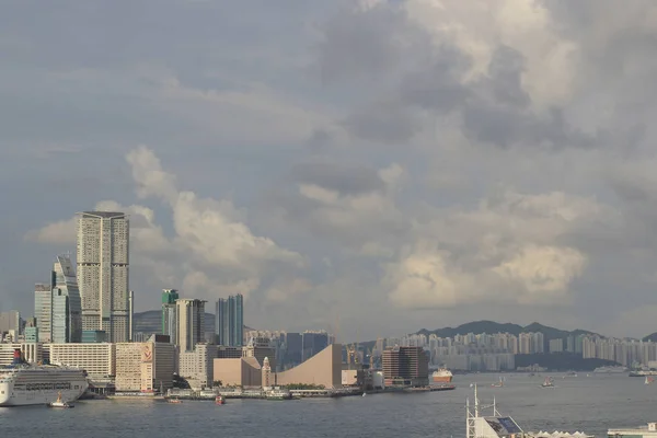 24 Μαΐου 2014 λιμάνι Βικτόρια στο HK — Φωτογραφία Αρχείου