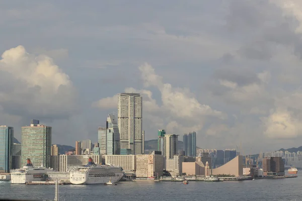 24 할 수있다 2014 홍콩 빅토리아 항구 — 스톡 사진