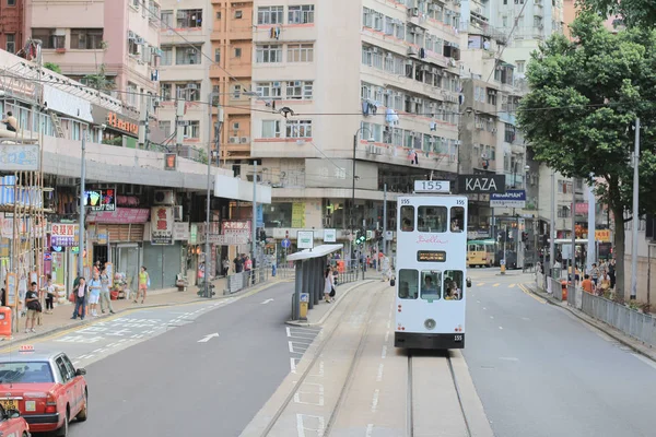 24 мая 2014 Двухэтажный трамвай Hk — стоковое фото