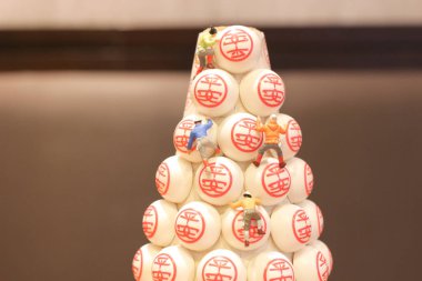   Yıllık Bun Festival.Cheung Chau, Hong Kong