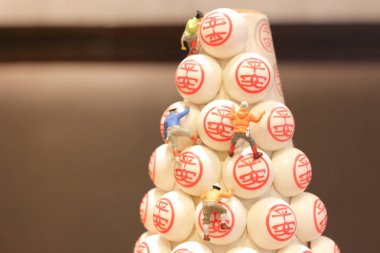   Yıllık Bun Festival.Cheung Chau, Hong Kong