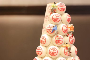   Yıllık Bun Festival.Cheung Chau, Hong Kong