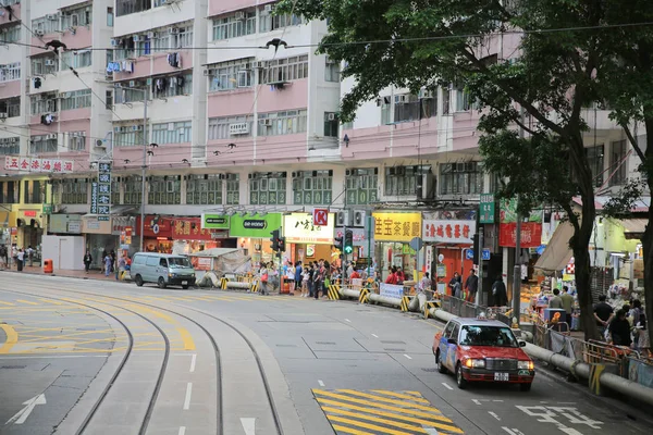 Hong kong Tramway, shau kei wan — Stock Photo, Image