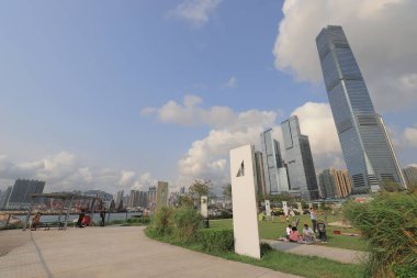 22 Nisan 2019 Batı kowloon Waterfront Promenade