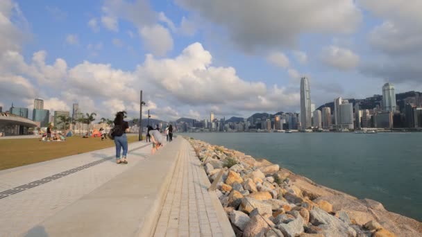 West Kowloon Parque West Kowloon Cultural District — Vídeo de Stock