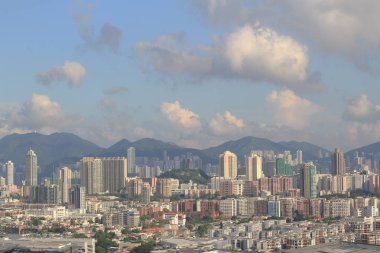 31 Mayıs 2014 Beacon Hill'de Kowloon görünümü