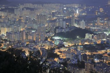 Kowloon'un havadan görünümü 31 Mayıs 2014