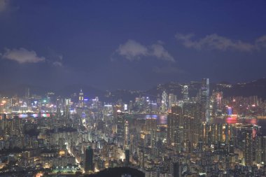 Kowloon'un havadan görünümü 31 Mayıs 2014