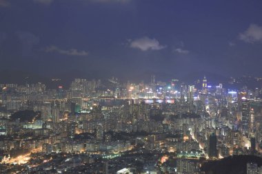 Kowloon'un havadan görünümü 31 Mayıs 2014