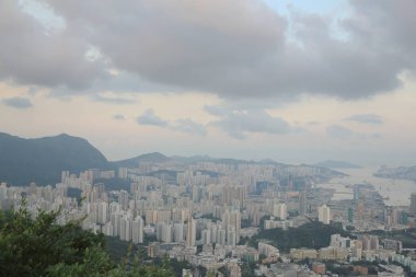 31 Mayıs 2014 Hong Kong'un havadan görünümü 