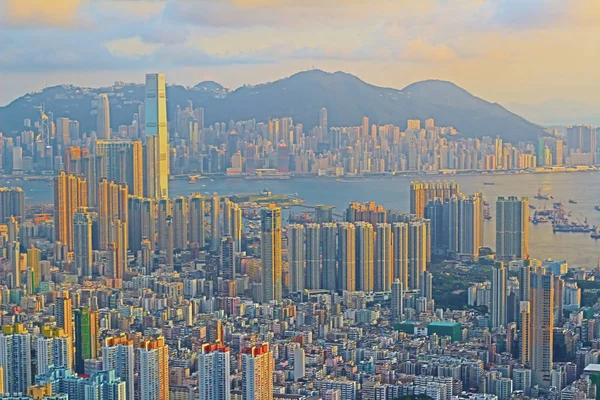 Hong Kong città di kowloon al 2014 — Foto Stock