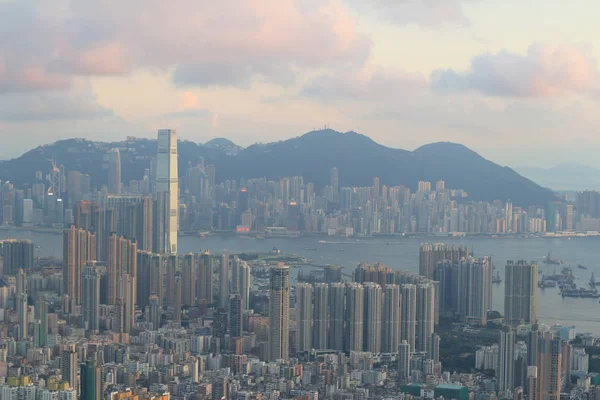 Hong Kong città di kowloon al 2014 — Foto Stock