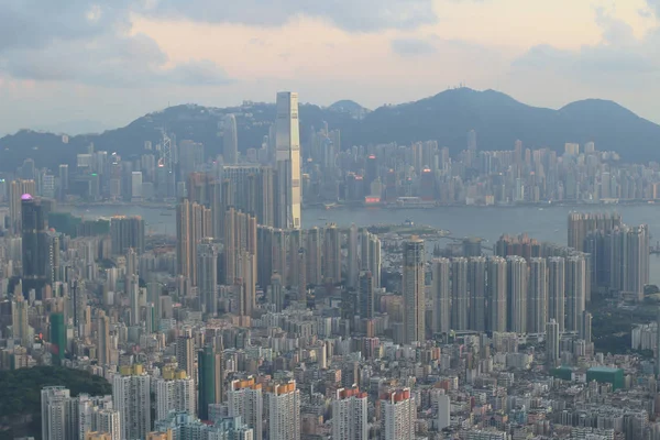 2014'te Kowloon'un Hong Kong şehri — Stok fotoğraf