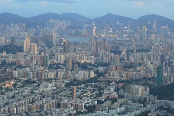 2014'te Kowloon'un Hong Kong şehri — Stok fotoğraf