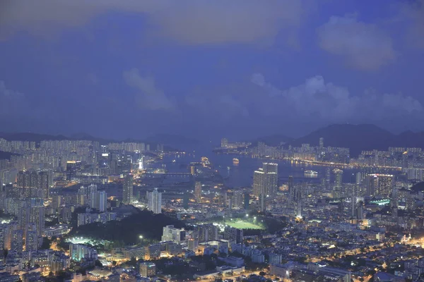 Légifotó a Kowloon 31 május 2014 — Stock Fotó
