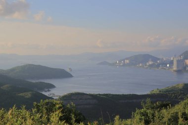 Lamma Adası'nda bir Ling Kok Shan tepe 