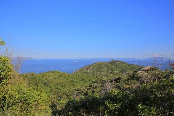 Vue sur la nature de Ling Kok Shan, île de Lamma — Photo