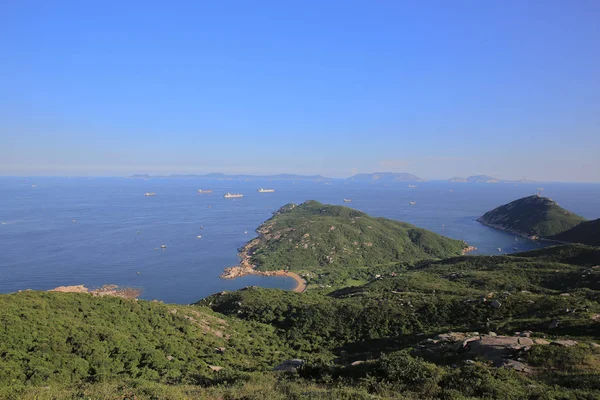 Vista da natureza de Ling Kok Shan, Ilha Lamma — Fotografia de Stock